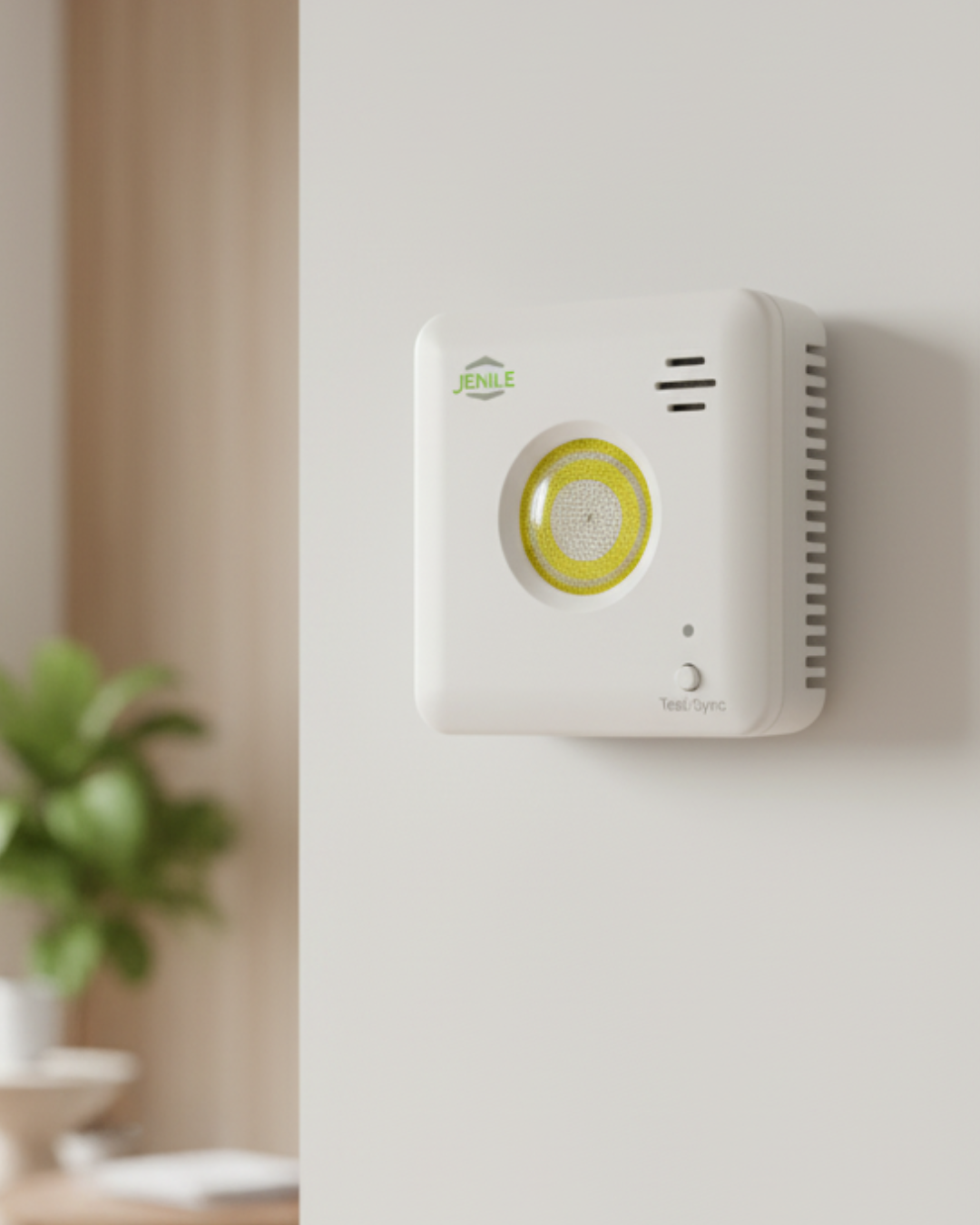 Détecteur de fumée lumineux interconnecté